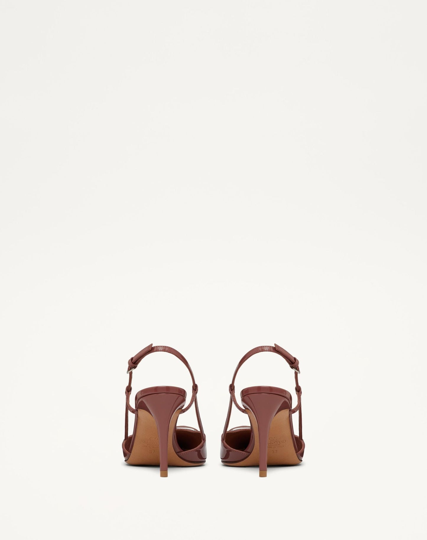 Valentino Brown Lace Up Heels