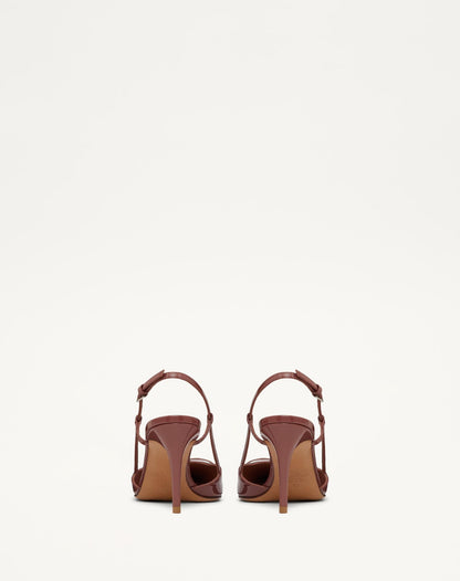 Valentino Brown Lace Up Heels