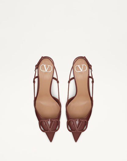 Valentino Brown Lace Up Heels
